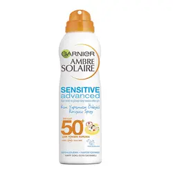 اسپری ضد آفتاب کودک و دافع شن و ماسه گارنیر SPF 50+ حجم 200 میل