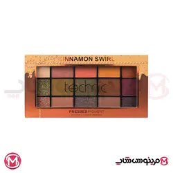 پالت سایه چشم ۱۵ رنگ تکنیک Cinnamon Swirl حجم 30 گرم