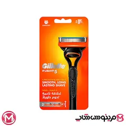 دسته ژیلت فیوژن ۵لبه با ۲یدک