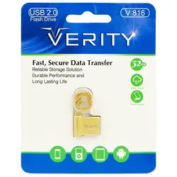 فلش مموری Verity مدل V816 ظرفیت ۳۲+۱۸ گیگابایت USB2.0