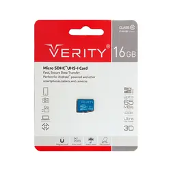 کارت حافظه Micro Verity مدل SDHC UHS-I 433X U1 ظرفیت 16GB