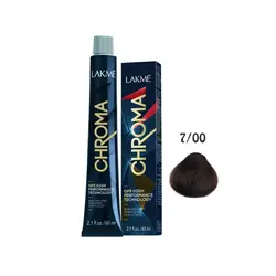 رنگ مو فاقد آمونیاک کروما لاکمه Lakme Chroma Ammonia Free Permanent Hair Color 7/00 60ml
