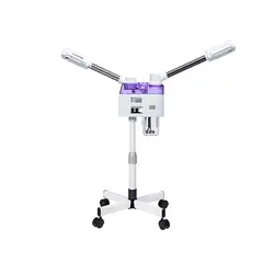 دستگاه بوخور سرد و گرم صورت دو لول ایستاده سالنی Stand Facial Steamer Cold &amp; Hot Mist Face Steamer