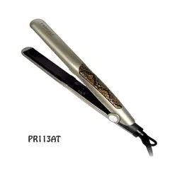 اتو موی پوست ماری طلایی پرینسلی  PRINCELY  Hair Straightener IRON PR113AT