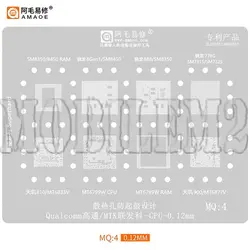 شابلون سی پی یو سری مدیاتک و کوالکام AMAOE MQ:X