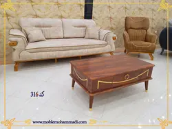 مبل راحتی کد 316 ست 8 نفره تخت شو