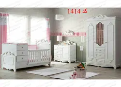 سرویس خواب دو مظنوره کد 1414 شامل تخت/کمد/دراور