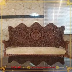 مبل سلطنتی کد 118 ست مبل 9 نفره کاملا منبت دست