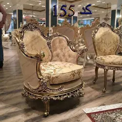 مبل مصری ظریف کد 155 ست مبل 9 نفره