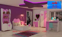 سرویس خواب نوجوان و جوان کد ۲۰ شامل تخت/کمد/دکور/میز ارایش/میز تحریر