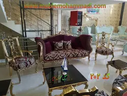 مبل کلاسیک کد 202 ست مبل 7 نفره