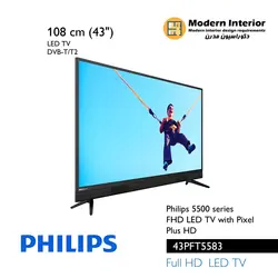 تلویزیون ال ای دی 43 اینچ فیلیپس مدل Philips 43PFT5583