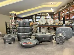 سرویس قابلمه گرانیتی 20 پارچه ایتالیا C ام جی اس MGS