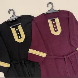 تونیک مانتویی اسپیرال یقه هندی