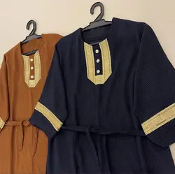 تونیک مانتویی اسپیرال یقه هندی