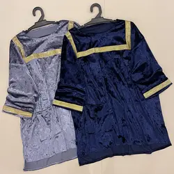 تونیک مخمل یقه هندی