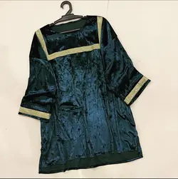 تونیک مخمل یقه هندی