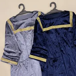 تونیک مخمل یقه هندی