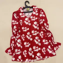 تونیک یقه شکاری طرح کاکتوس