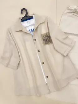 مانتو لینن جیب گلدوزی طرح کاکتوس مشکی