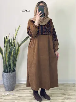 مانتو کفتان مخمل سنتی