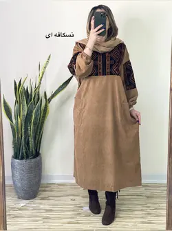 مانتو کفتان مخمل سنتی