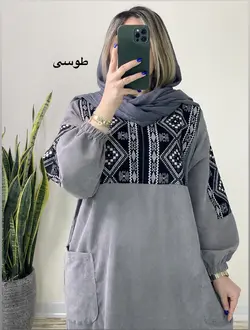 مانتو کفتان مخمل سنتی