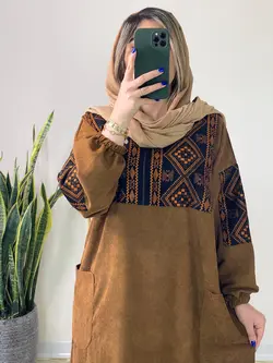 مانتو کفتان مخمل سنتی