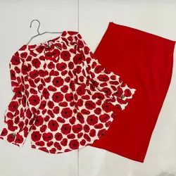 کیمونو طرح گل شقایق