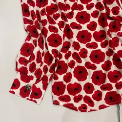 کیمونو طرح گل شقایق