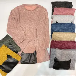 شومیز پاییزه بلند طرح بت من