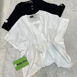 شومیز پانچ یقه هفت ساده