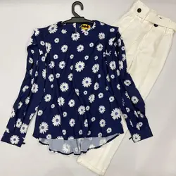 شومیز اسکاتلندی طرح گل کوکب