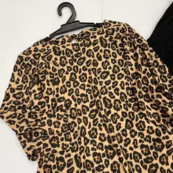 کیمونو طرح پلنگی روشن