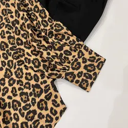 کیمونو طرح پلنگی روشن