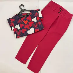 شومیز اسکاتلندی طرح قلب ولنتاین