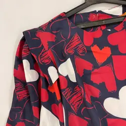 شومیز اسکاتلندی طرح قلب ولنتاین