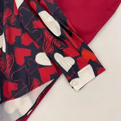 شومیز اسکاتلندی طرح قلب ولنتاین