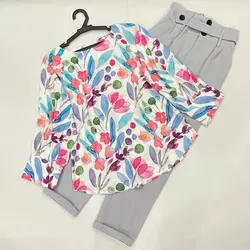 کیمونو طرح گل بهاری