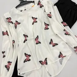 شومیز اسکاتلندی طرح پروانه