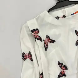 شومیز اسکاتلندی طرح پروانه