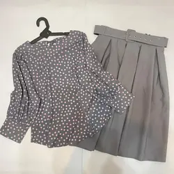 کیمونو طرح خال خالی صورتی