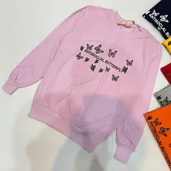 شومیز پاییزه دخترانه طرح پروانه