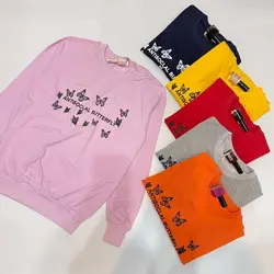 شومیز پاییزه دخترانه طرح پروانه