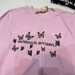 شومیز پاییزه دخترانه طرح پروانه