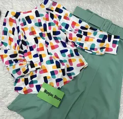 کیمونو طرح ال های رنگی