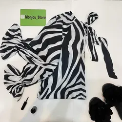 کیمونو مدل آستین کش طرح زبرا