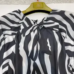 کیمونو مدل آستین کش طرح زبرا