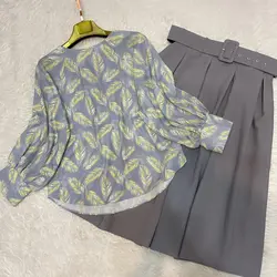 کیمونو طرح پر زرد