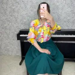 کیمونو طرح ابر و بادی